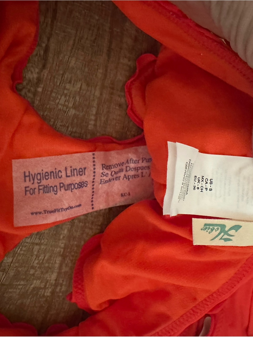 Hobie Red Ruffle Halter Bikini Set - Picture 3 of 5